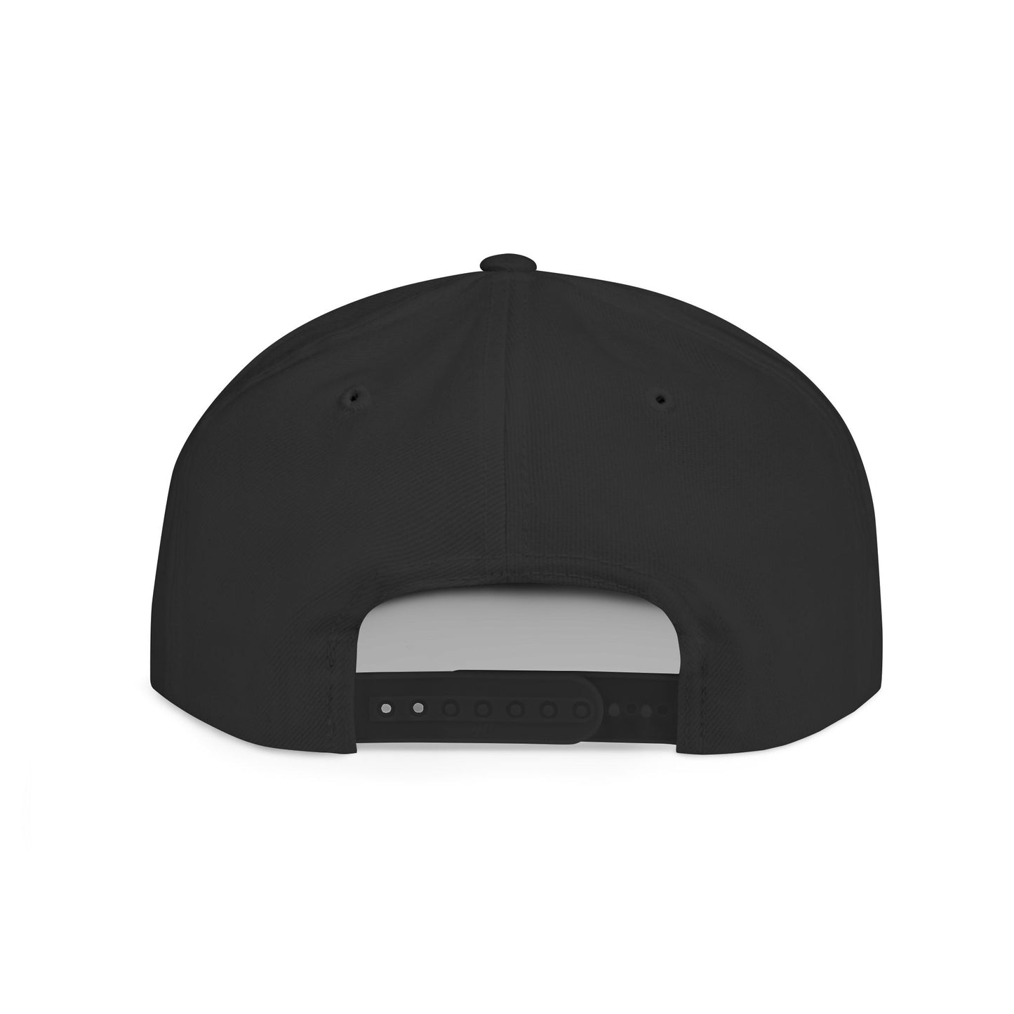 Flat Bill Snapback Hat — USA USO - Red Embroidery - AU/NZ/USA
