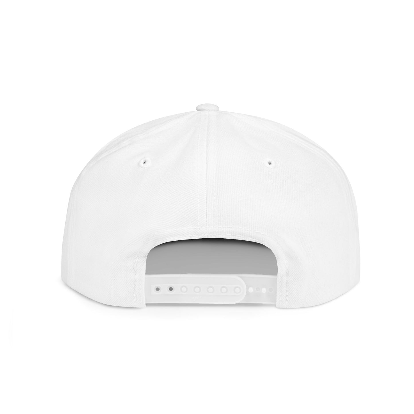 Flat Bill Snapback Hat — USA USO - Red Embroidery - AU/NZ/USA