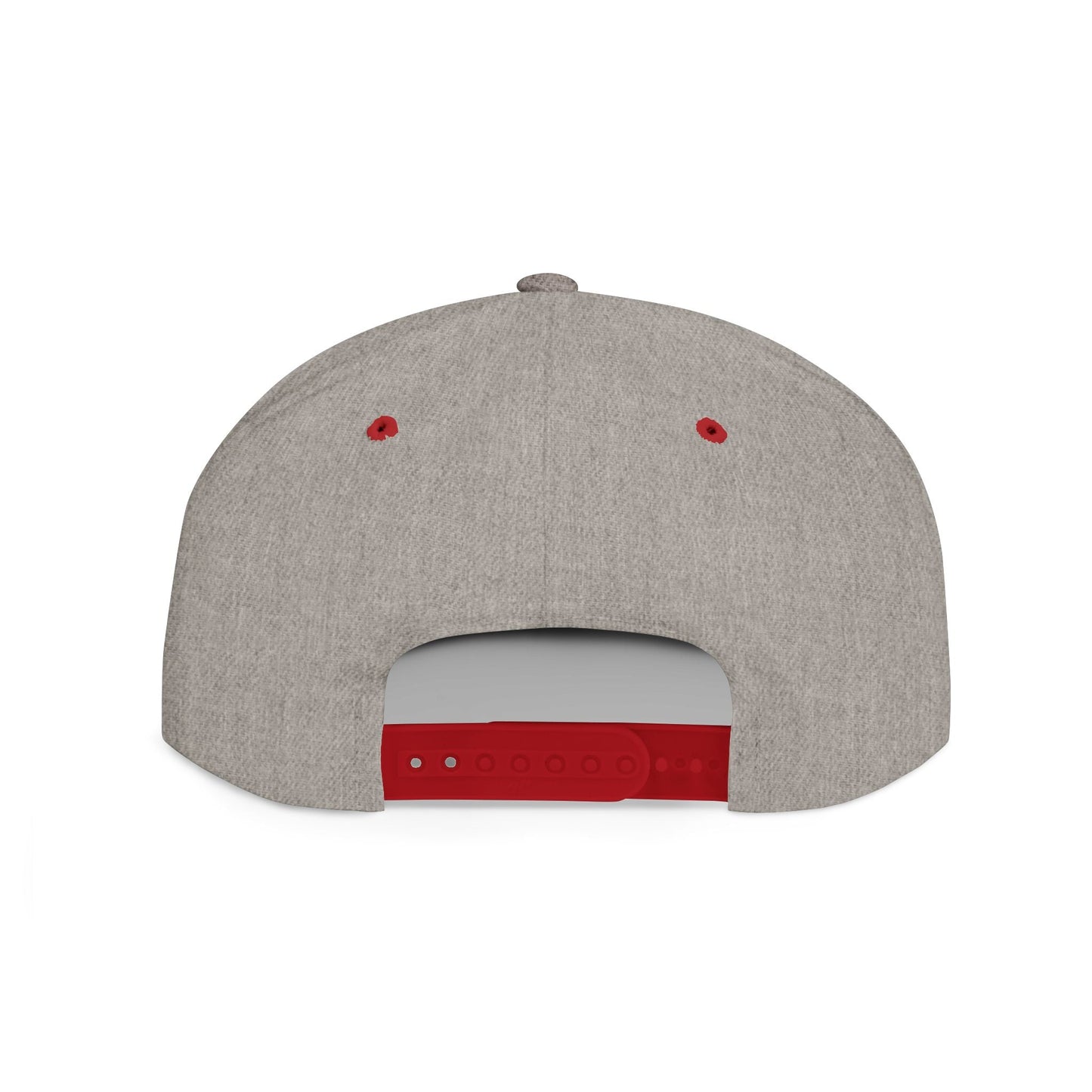 Flat Bill Snapback Hat - USA USO - Red Embroidery - AU/NZ/USA - The Koko Samoa