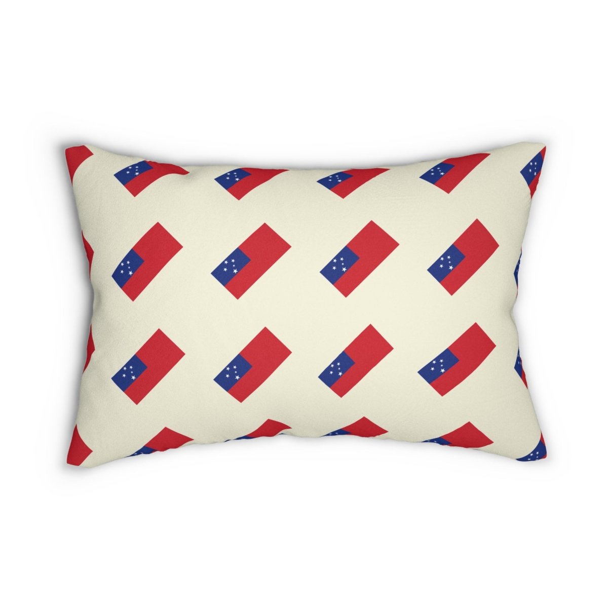 Lumbar Pillow - Samoan Flag - The Koko Samoa