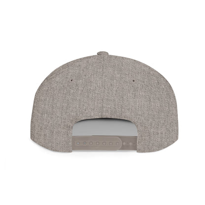 Flat Bill Snapback Hat  — USA USO  - Black Embroidery - AU/NZ/USA