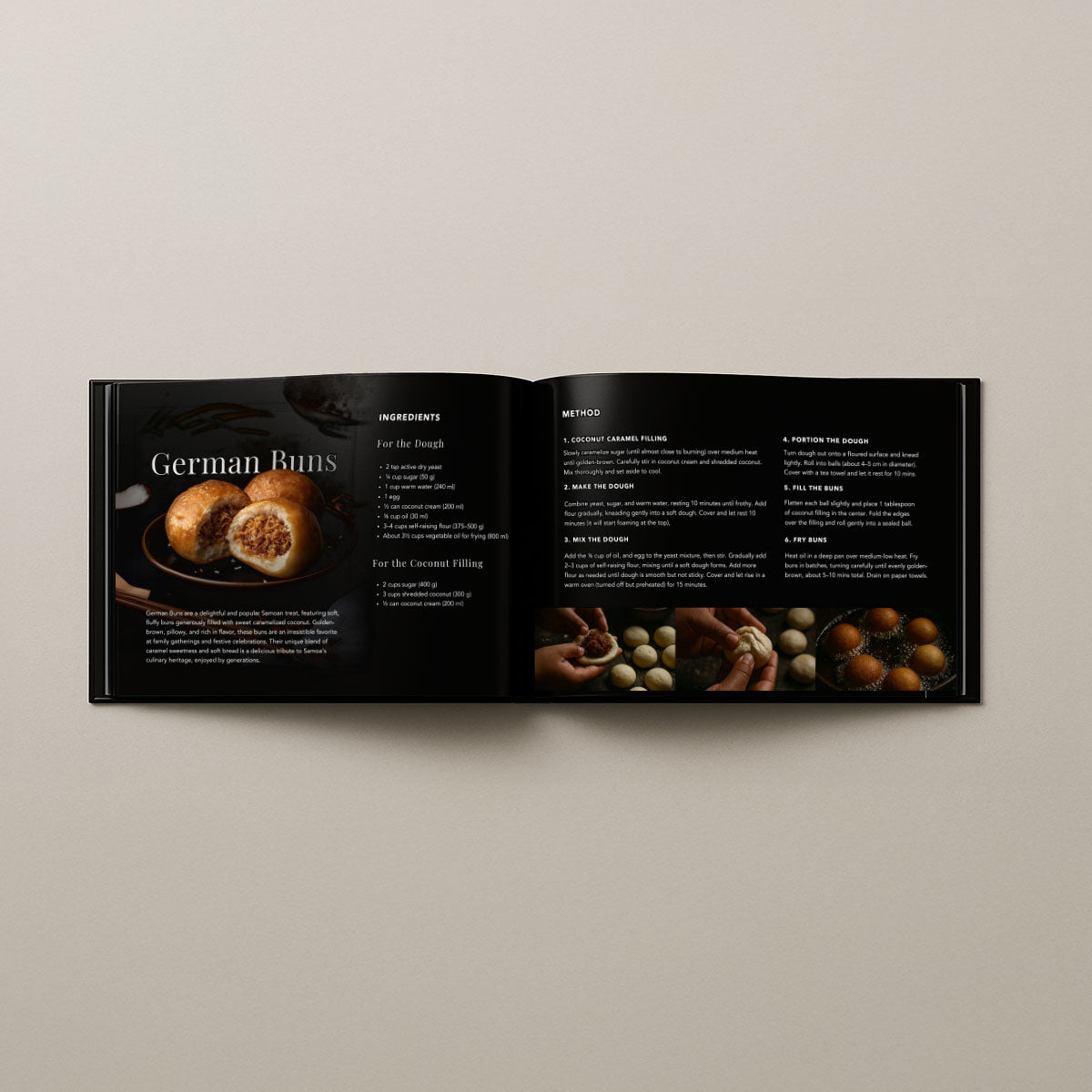 Hardcover A4 - Samoan Delights: Samoan Recipes Cookbook Expanded Edition - Vol1 + Vol2 Combined - AU/NZ/USA