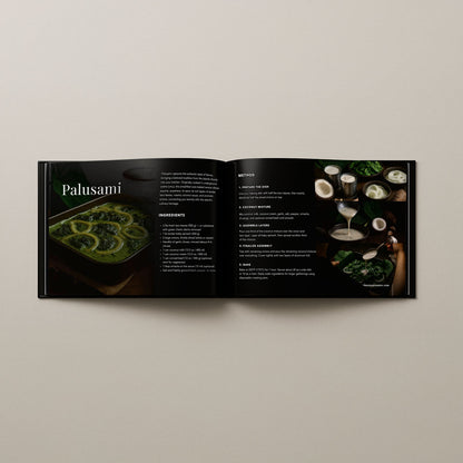 Hardcover A4 - Samoan Delights: Samoan Recipes Cookbook Expanded Edition - Vol1 + Vol2 Combined - AU/NZ/USA