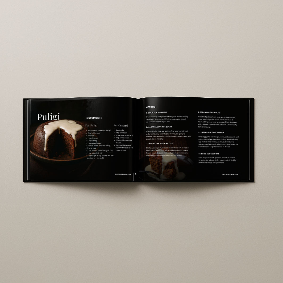 Hardcover A4 - Samoan Delights: Samoan Recipes Cookbook Expanded Edition - Vol1 + Vol2 Combined - AU/NZ/USA