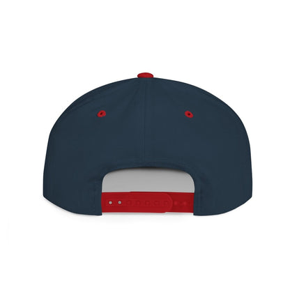 Flat Bill Snapback Hat - 685 Samoa - White & Gold Embroidery - AU/NZ/USA - The Koko Samoa