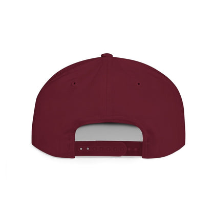 Flat Bill Snapback Hat - 685 Samoa - White & Gold Embroidery - AU/NZ/USA - The Koko Samoa