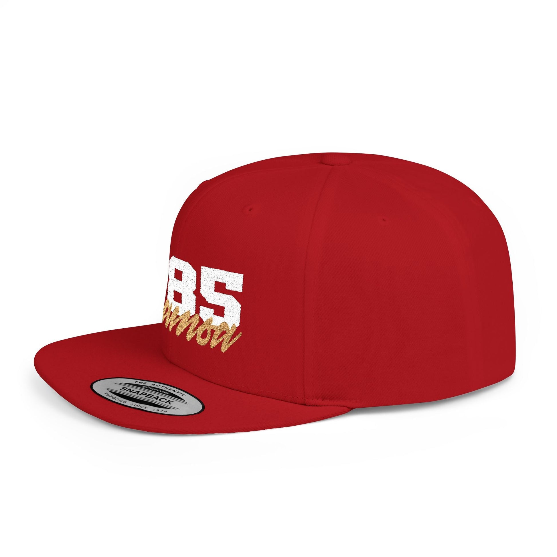 Flat Bill Snapback Hat - 685 Samoa - White & Gold - The Koko Samoa