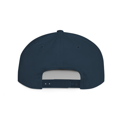 Flat Bill Snapback Hat - Samoa Culture - White & Grey Embroidery - AU/NZ/USA - The Koko Samoa