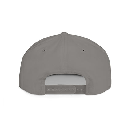 Flat Bill Snapback Hat — USA USO - White Embroidery - AU/NZ/USA - The Koko Samoa