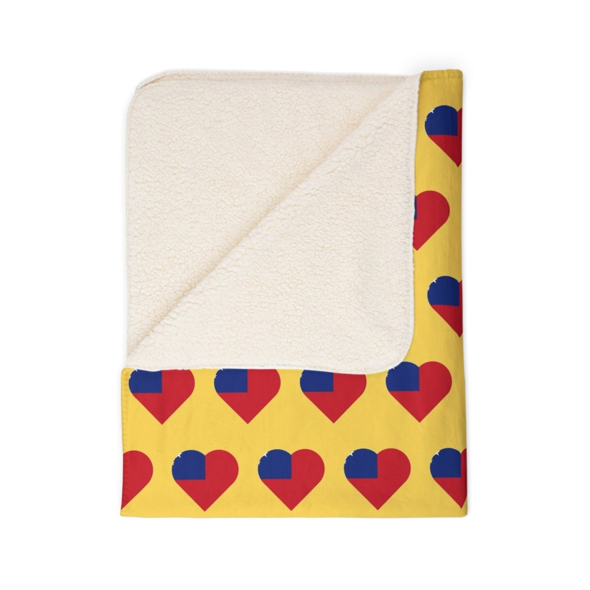 Fleece Sherpa Blanket - Samoan Flag - AU/NZ/USA - The Koko Samoa