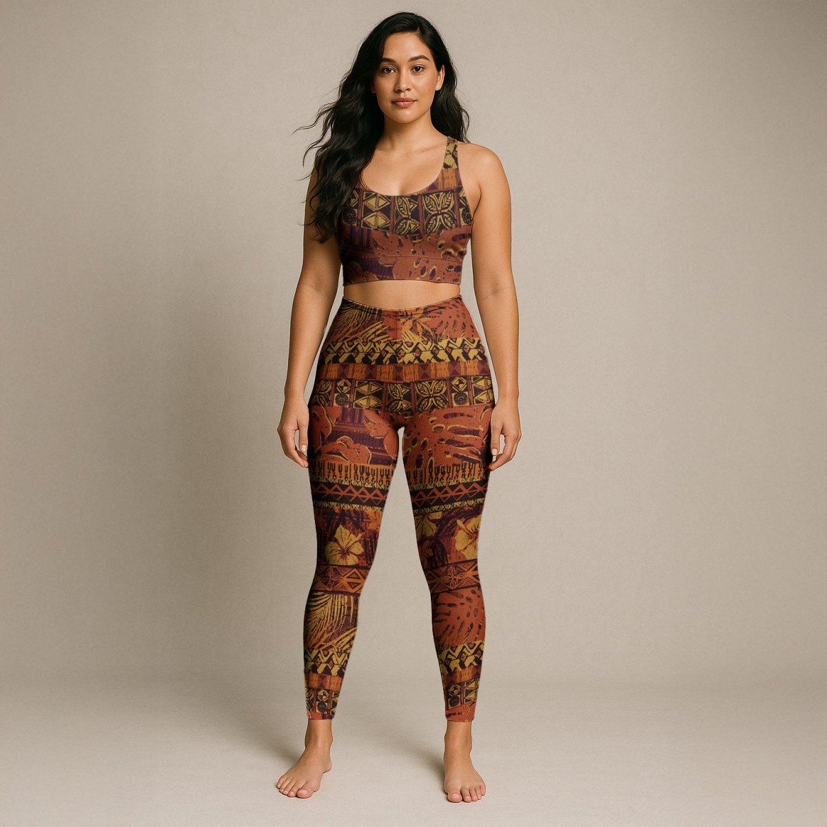 IslandFlex Mid-Rise Leggings - Poutasi Promise - AU/NZ/USA