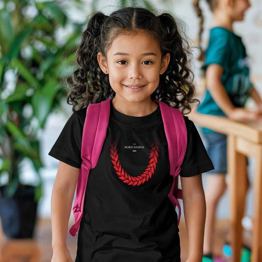 Kids Heavy Cotton Tee - Ula Fala Unisex - AU - The Koko Samoa
