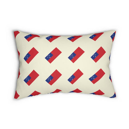 Lumbar Pillow - Samoan Flag - The Koko Samoa