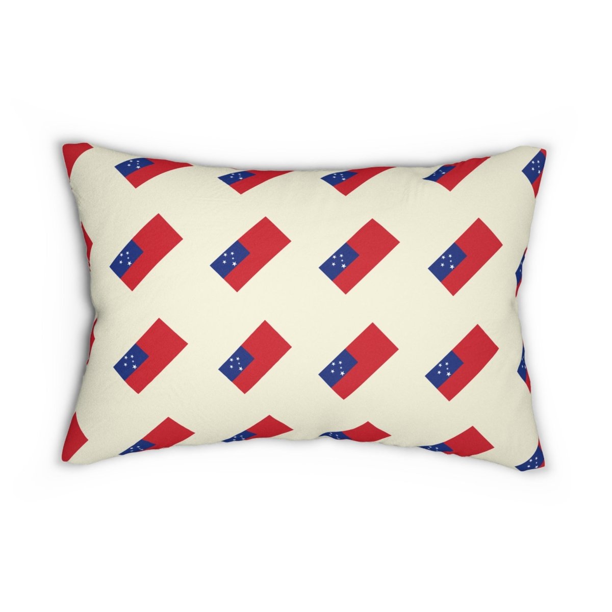 Lumbar Pillow - Samoan Flag - The Koko Samoa