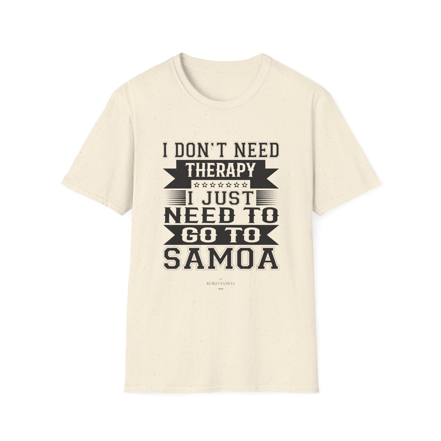 Soft Unisex Tee - Samoan Therapy - AU/NZ - The Koko Samoa