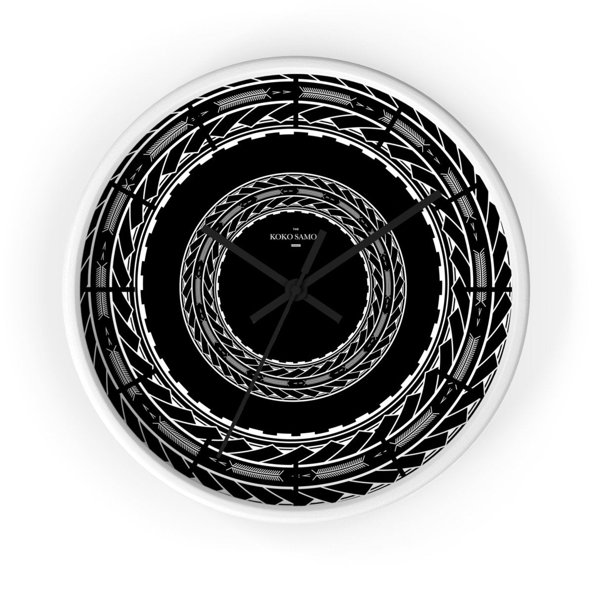 Wall Clock - Samoan Arrows - AU/NZ/USA - The Koko Samoa