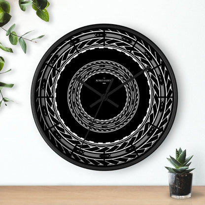 Wall Clock - Samoan Arrows - AU/NZ/USA - The Koko Samoa